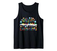 Feliz Navidad Bloque Edificio Ladrillo Constructor Maestro Constructor Camiseta sin Mangas