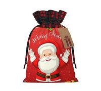 Feliz Navidad. Bolsa de regalo de gran capacidad de 8.3 x 11.8 pulgadas con cordón para tus regalos preciosos de Halloween, 1 unidad