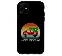 Feliz Navidad Buffalo Truck Tree, Color Rojo, a Juego para Toda la Familia Carcasa para iPhone 11