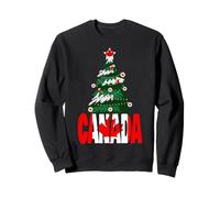 Feliz Navidad Canadá Árbol de Navidad Canadiense Hombres Mujeres Sudadera