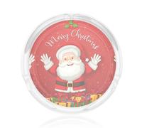 Feliz Navidad. Ceniceros de cristal, ceniceros de cigarros, ceniceros interiores y ceniceros de terraza al aire libre son adecuados para adultos