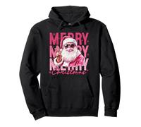 Feliz Navidad - Conoce a tu Nuevo Papá Noel Rosa Sudadera con Capucha