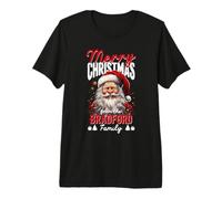 Feliz Navidad De La Familia Bradford Disfraz De Santa Claus Camiseta Premium