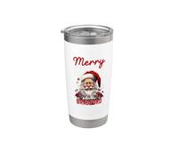 Feliz Navidad De La Familia Bradford Disfraz De Santa Claus Vaso térmico de acero inoxidable de doble pared