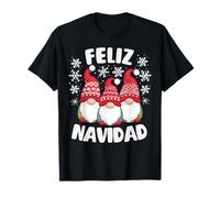 Feliz Navidad Divertido Traje de Gnomo para Hombres, Mujeres Camiseta
