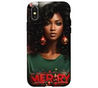 Feliz Navidad Dulce Chocolate Navidad God Bless You All Carcasa para iPhone X/XS