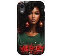 Feliz Navidad Dulce Chocolate Navidad God Bless You All Carcasa para iPhone XR