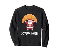Feliz Navidad en francés/Croissant Joyeux Noel Sudadera
