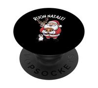Feliz Navidad En Italiano BUON Natale PopSockets PopGrip Adhesivo