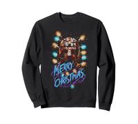 Feliz Navidad Festive Slasher Candy Cane Amenace Sudadera
