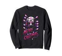 Feliz Navidad Festive Slasher Candy Cane Amenace Sudadera