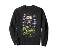 Feliz Navidad Festive Slasher Candy Cane Amenace Sudadera