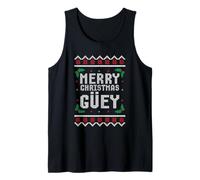Feliz Navidad Guey Ugly Sweater Funny Mexican Christmas Camiseta sin Mangas