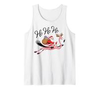 Feliz Navidad Invierno Santa Claus Navidad Merry Christmas Camiseta sin Mangas