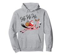 Feliz Navidad Invierno Santa Claus Navidad Merry Christmas Sudadera con Capucha