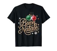 Feliz Navidad Italiana BUON Natale Camiseta