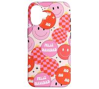 Feliz Navidad Latin Retro Groovy Christmas Carcasa para iPhone 16