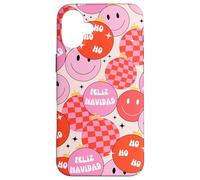 Feliz Navidad Latin Retro Groovy Christmas Carcasa para iPhone 16 Plus