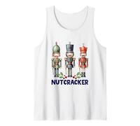 Feliz Navidad, Nutcracker Joy Holiday Apparel Camiseta sin Mangas