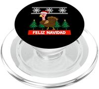 Feliz Navidad Pavo Criador de aves de corral Navidad Pavo PopSockets PopGrip para MagSafe