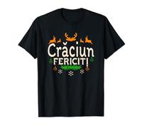 Feliz Navidad rumana Craciun fericit Camiseta
