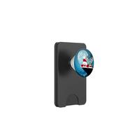Feliz Navidad Santa Claus y Reno PopSockets PopWallet para MagSafe
