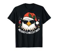 Feliz Navidad Suéter Águila en Gafas de Sol Navidad FEA Camiseta