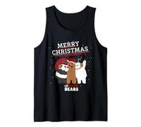 Feliz Navidad We Bare Bears Holiday Cheer Camiseta sin Mangas
