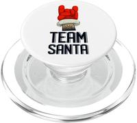 Feliz Navidad y Feliz Año Nuevo, Cool Christmas Team Santa PopSockets PopGrip para MagSafe