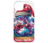 Feliz Navidad y Feliz Año Nuevo Disco Ball Carcasa para iPhone 15 Plus