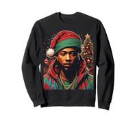 Feliz Navidad y Feliz Año Nuevo Gracias Amilcar Dios te Bendiga Sudadera