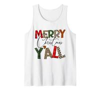 Feliz Navidad Y'ALL | Funny Southern Holiday Camiseta sin Mangas