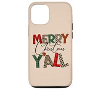 Feliz Navidad Y'ALL | Funny Southern Holiday Carcasa para iPhone 12/12 Pro