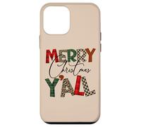 Feliz Navidad Y'ALL | Funny Southern Holiday Carcasa para iPhone 12 Mini