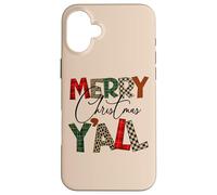Feliz Navidad Y'ALL | Funny Southern Holiday Carcasa para iPhone 16 Plus