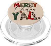 Feliz Navidad Y'ALL | Funny Southern Holiday PopSockets PopGrip para MagSafe