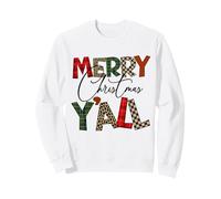 Feliz Navidad Y'ALL | Funny Southern Holiday Sudadera
