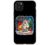 Feliz Navidad Yeti Santa Hat Abominable Snowman Kids Xmas Carcasa para iPhone 11 Pro MAX