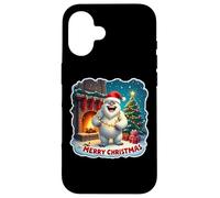 Feliz Navidad Yeti Santa Hat Abominable Snowman Kids Xmas Carcasa para iPhone 16