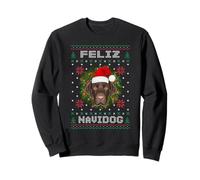 Feliz Navidog Labrador Perro Gracioso Feo Navidad Navidad Sudadera