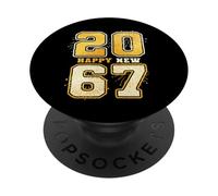 Feliz Nuevo 2067 Six Seven Gen Alpha PopSockets PopGrip Adhesivo