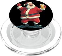 Feliz Papá Noel Busca entusiastas de la Cerveza PopSockets PopGrip para MagSafe