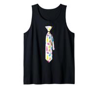 Feliz Pascua Conejito Tie Disfraz Divertido Conejo Niños Camiseta sin Mangas