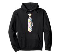 Feliz Pascua Conejito Tie Disfraz Divertido Conejo Niños Sudadera con Capucha