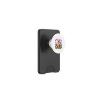 Feliz Pascua Cute Bunny Abyssinian Cat Canasta de huevos de PopSockets PopWallet para MagSafe