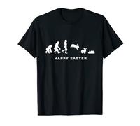 Feliz Pascua Evolución Conejo de Pascua Conejo Huevos de Pascua Regalo Camiseta