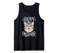 Feliz Pascua - Pesaj judío Festivo judío Amante de los Gatos Camiseta sin Mangas