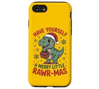 Feliz Pequeño Rawr-Mas Lindo Dinosaurio Navidad Carcasa para iPhone SE (2020) / 7/8