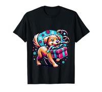 Feliz perro alegría de invierno Camiseta