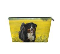 Feliz Perro de montaña de Berna, Bolsa de artículos de tocador Bolsa de Maquillaje Bolsa de cosméticos Bolsa de artículos de tocador de Viaje portátil